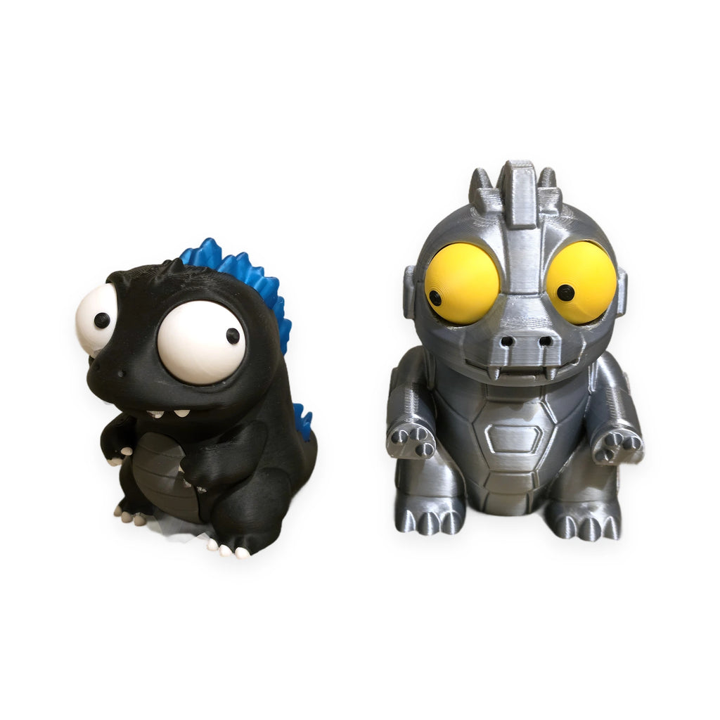 Goofy Mecha Godzilla – Moving Eyes – view 5 – Way2Cute.co.uk