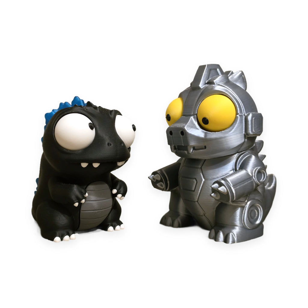 Goofy Mecha Godzilla – Moving Eyes – view 6 – Way2Cute.co.uk
