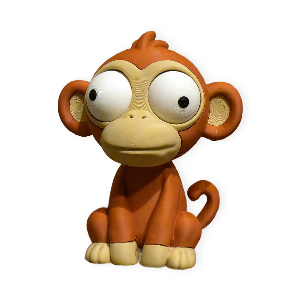 Goofy Monkey – Moving Eyes – view 2 – Way2Cute.co.uk