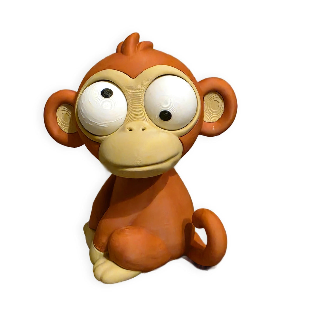 Goofy Monkey – Moving Eyes – view 3 – Way2Cute.co.uk
