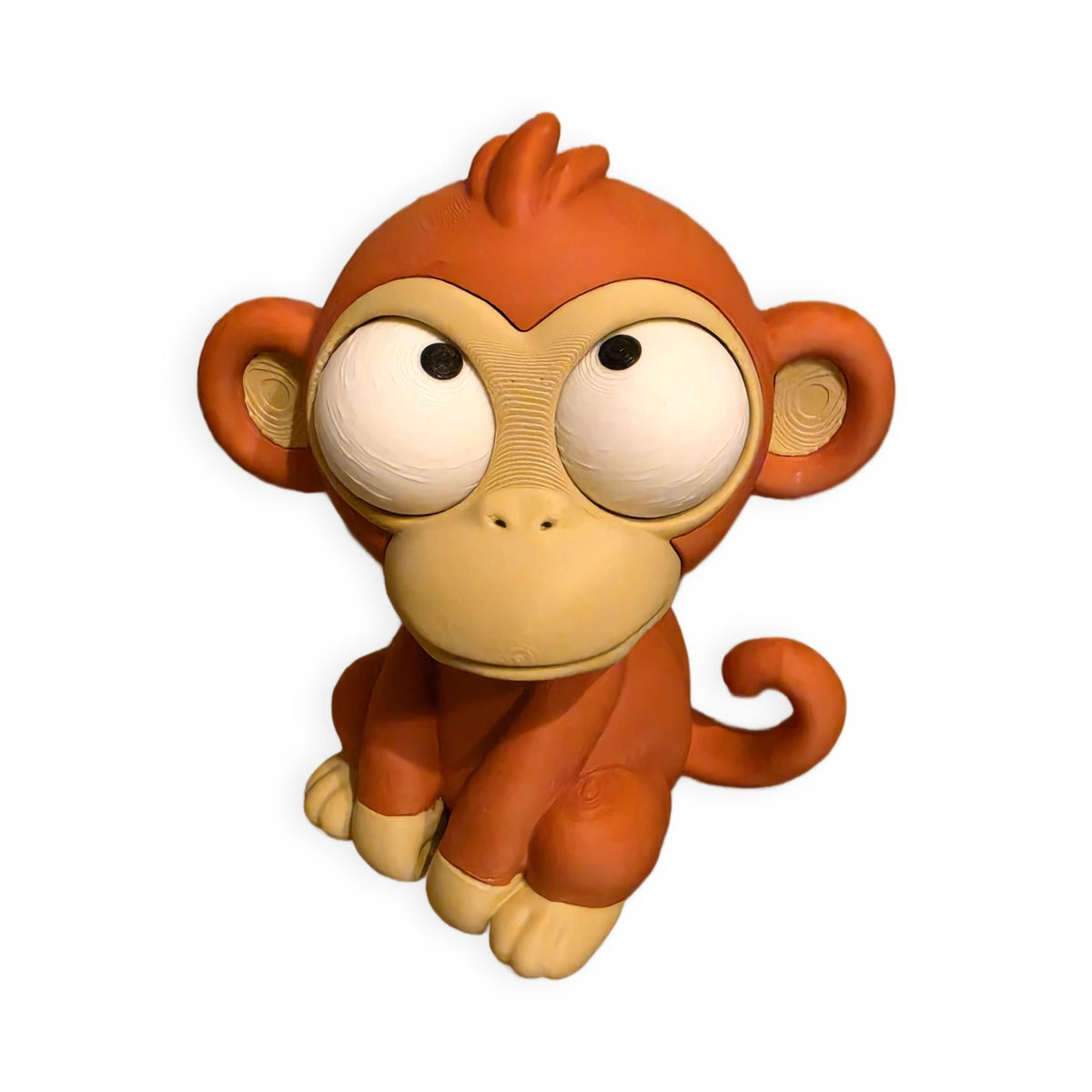 Goofy Monkey – Moving Eyes – view 4 – Way2Cute.co.uk