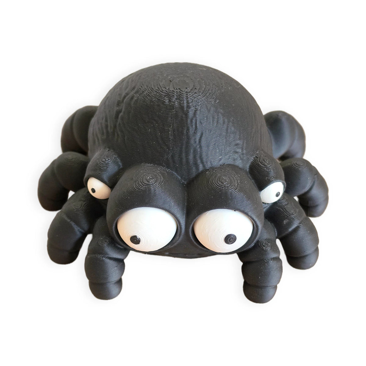 Goofy Spider – Moving Eyes – view 4 – Way2Cute.co.uk