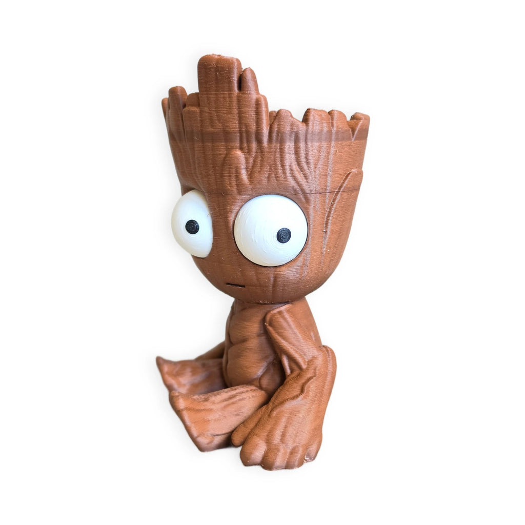 Goofy Baby Groot – Moving Eyes – view 2 – Way2Cute.co.uk