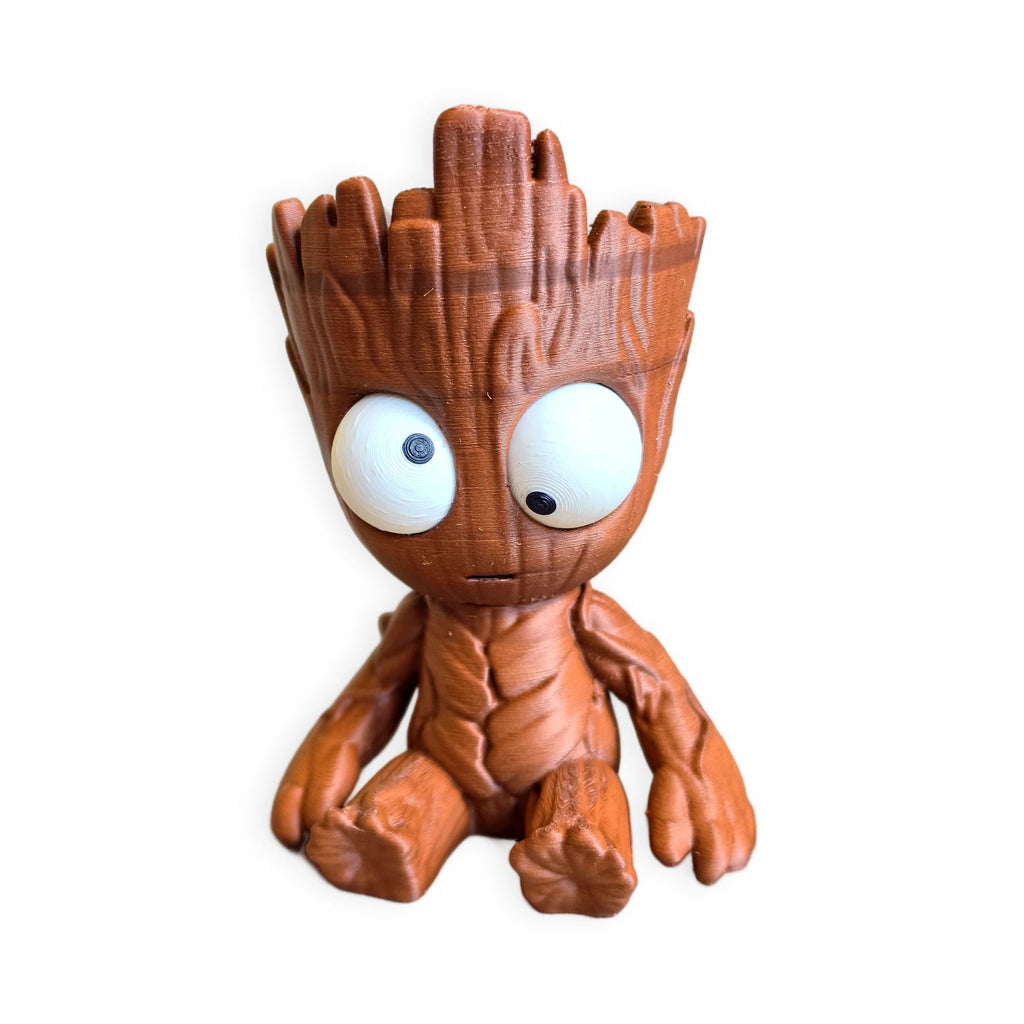 Goofy Baby Groot – Moving Eyes – view 3 – Way2Cute.co.uk