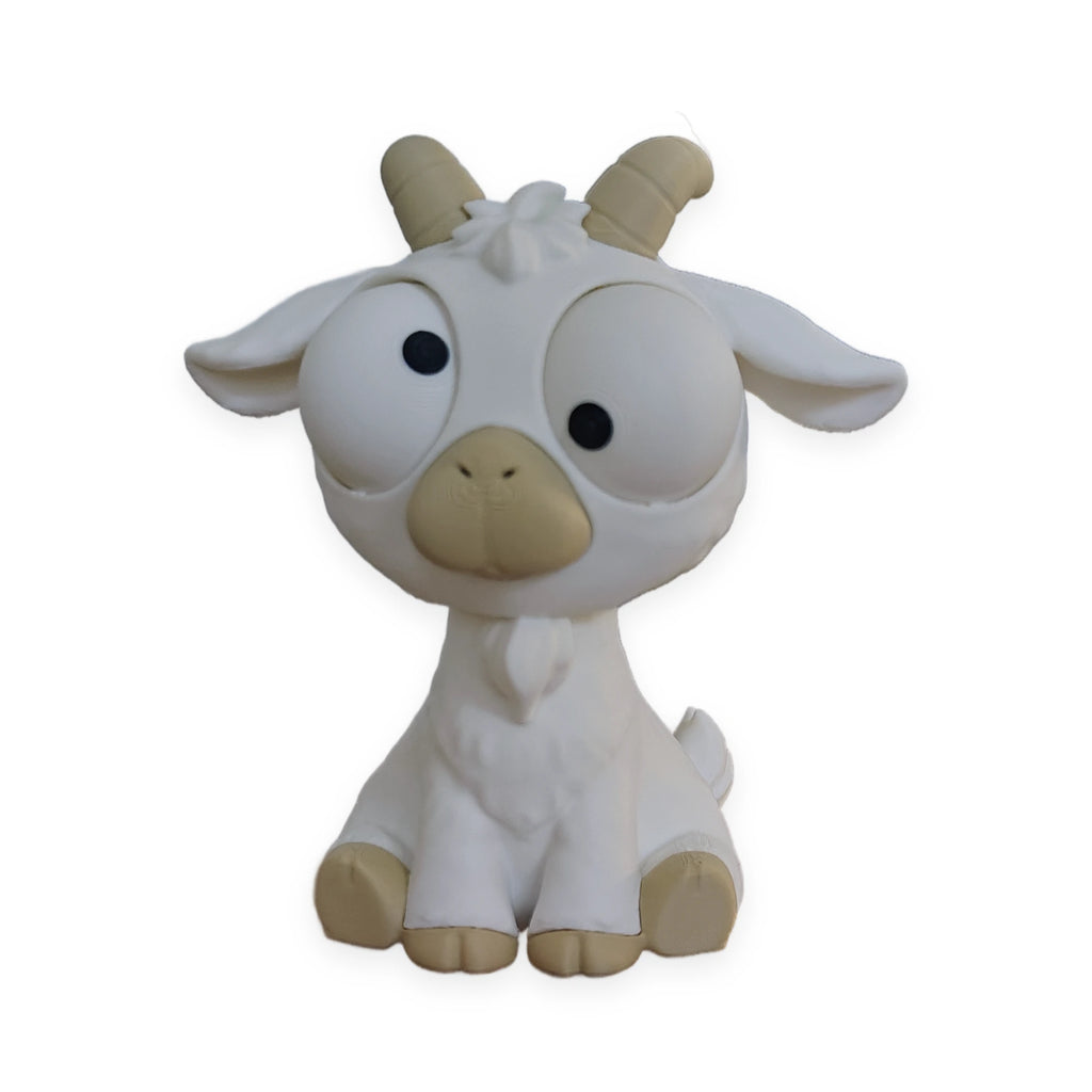 Goofy Goat – Moving Eyes – view 4 – Way2Cute.co.uk