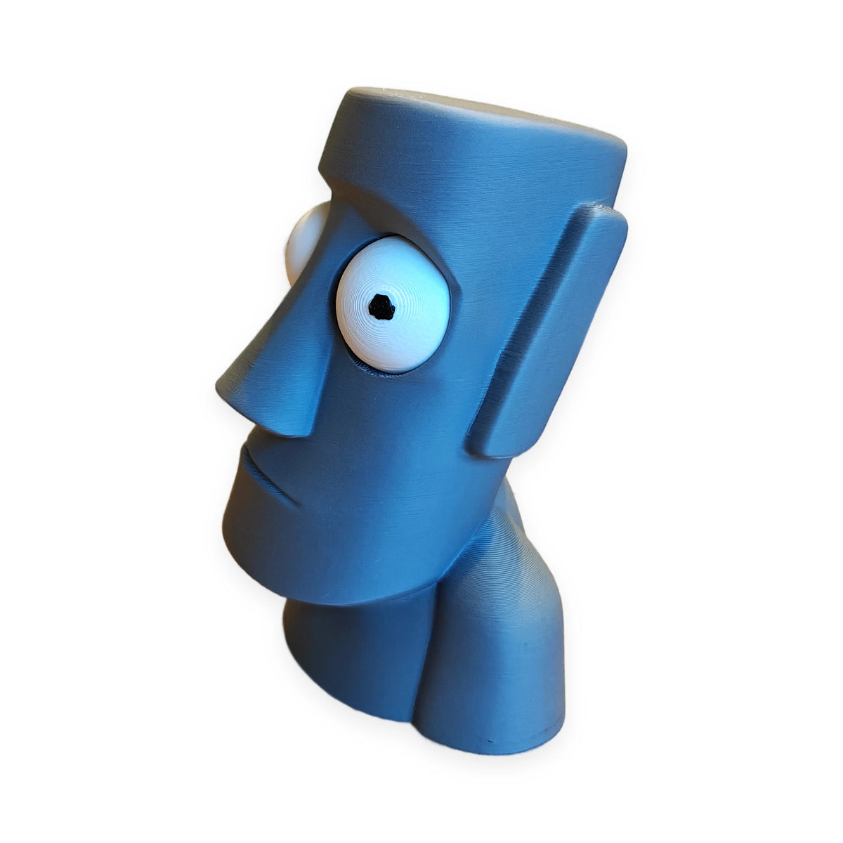 Goofy Moai – Moving Eyes – view 2 – Way2Cute.co.uk
