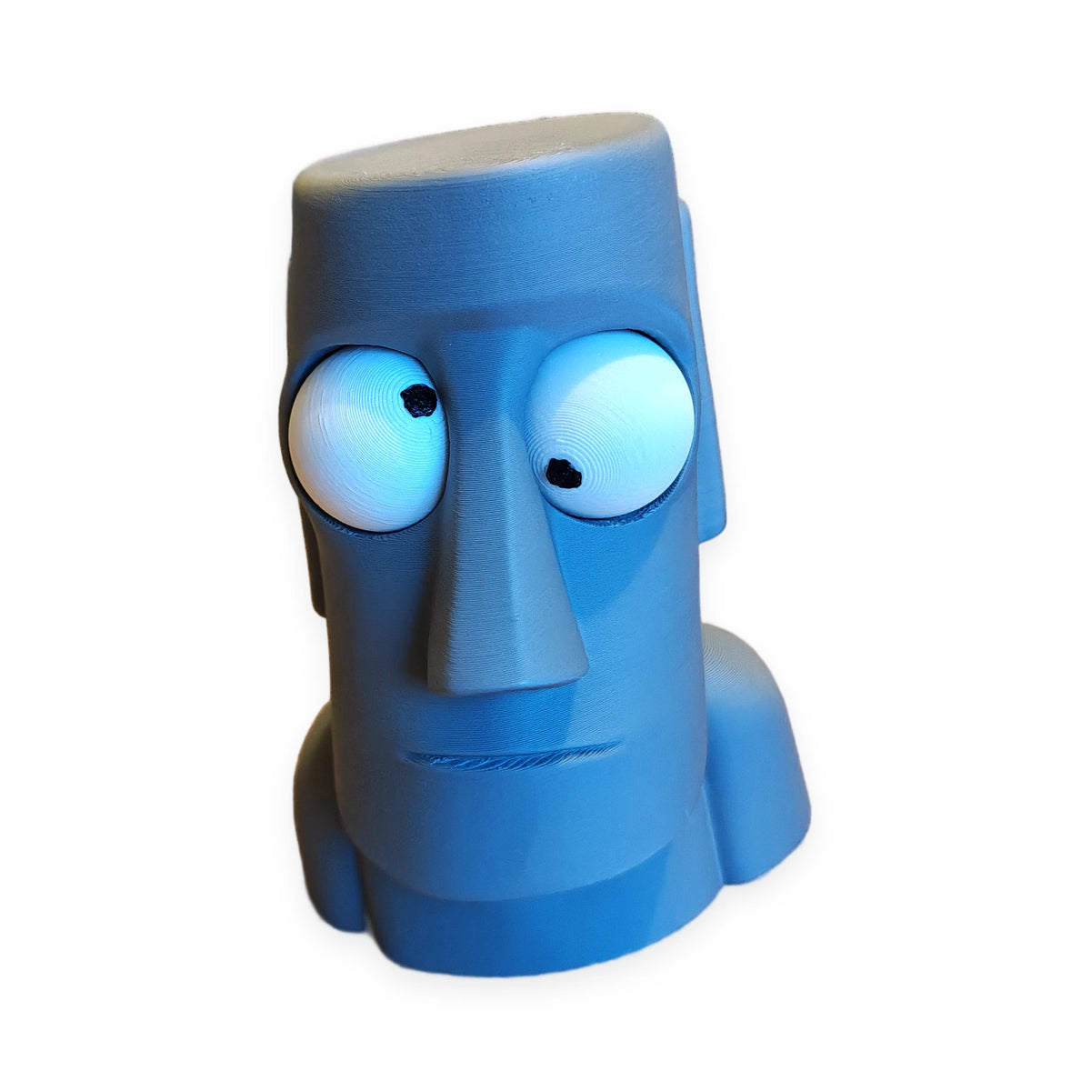 Goofy Moai – Moving Eyes – view 4 – Way2Cute.co.uk