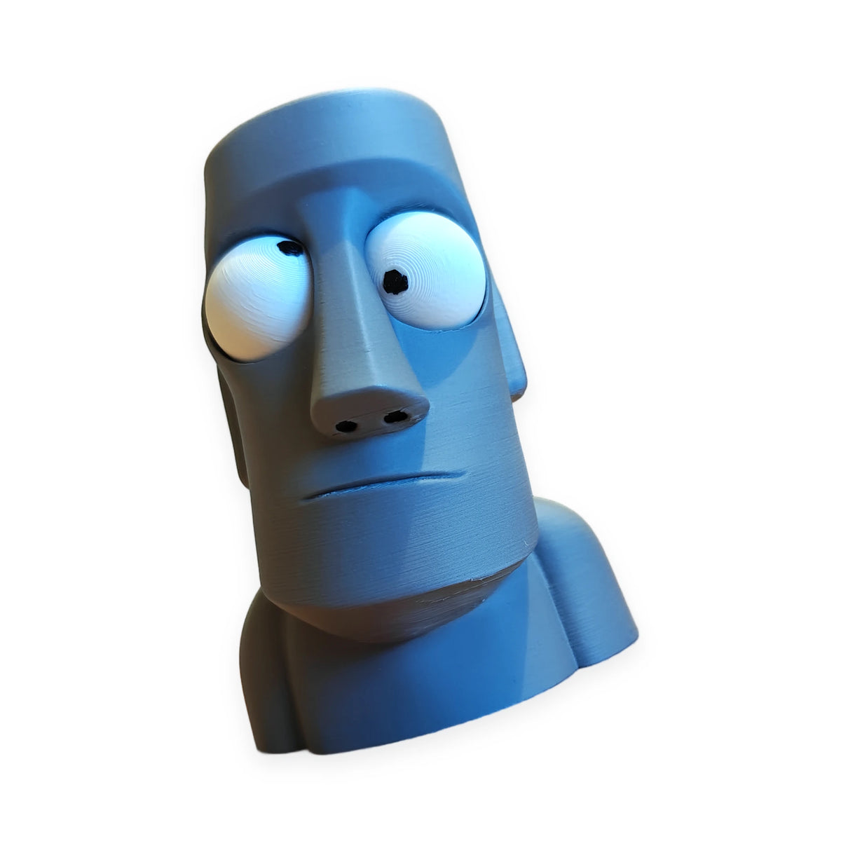 Goofy Moai – Moving Eyes – view 5 – Way2Cute.co.uk