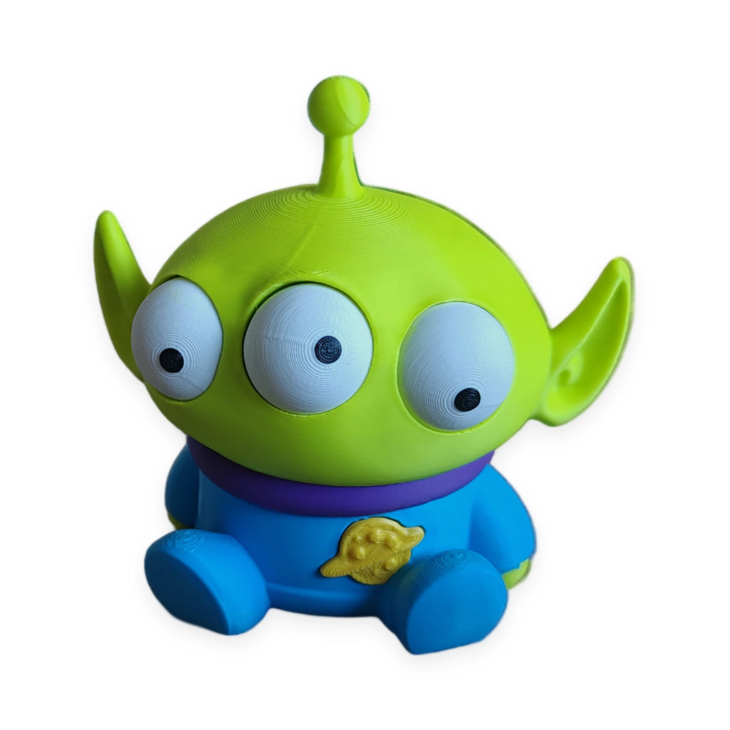 Goofy Alien – Moving Eyes – view 1 – Way2Cute.co.uk