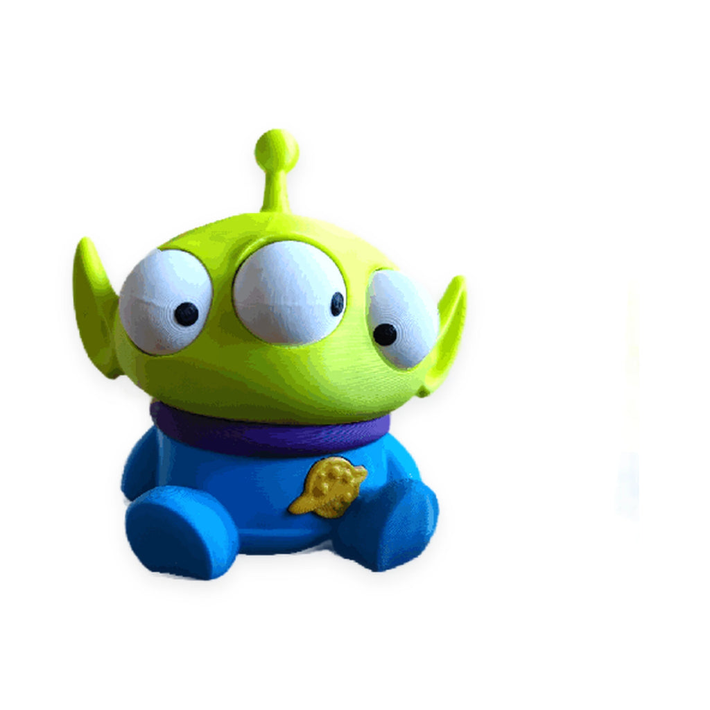 Goofy Alien – Moving Eyes – view 3 – Way2Cute.co.uk