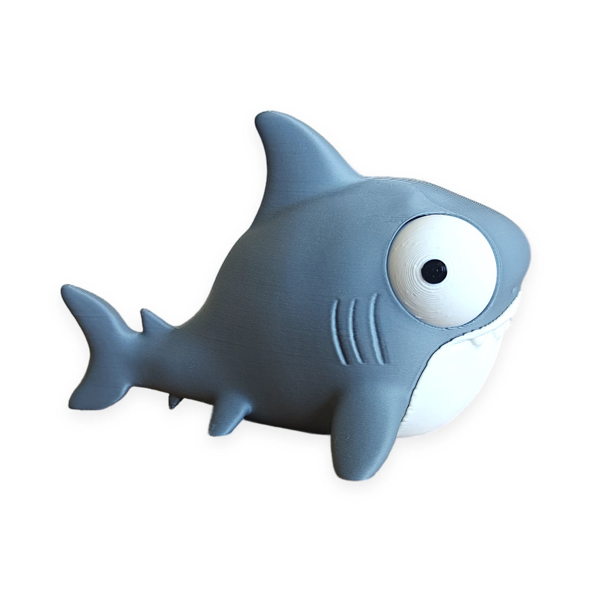 Goofy Shark – Moving Eyes – view 5 – Way2Cute.co.uk