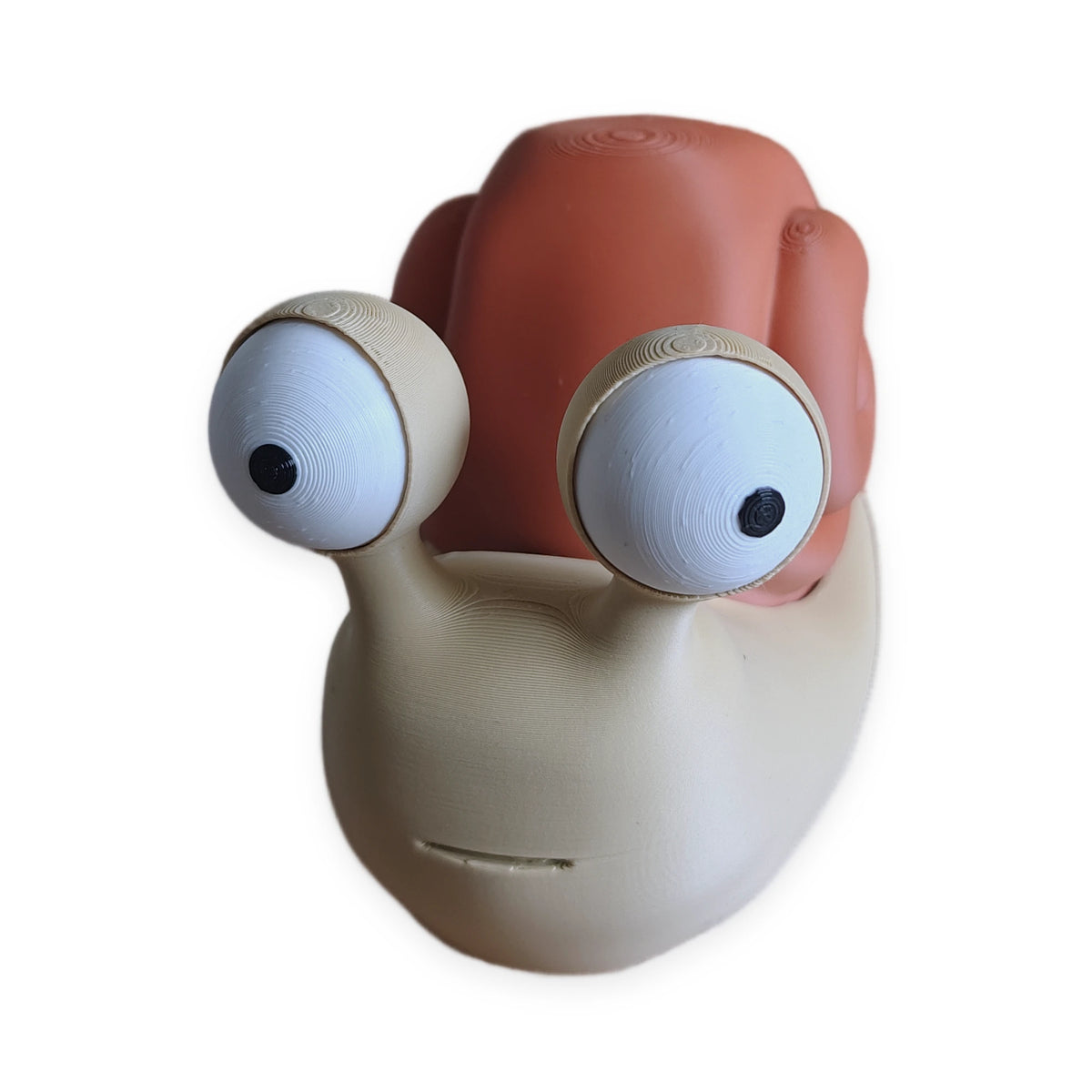 Goofy Snail – Moving Eyes – view 3 – Way2Cute.co.uk
