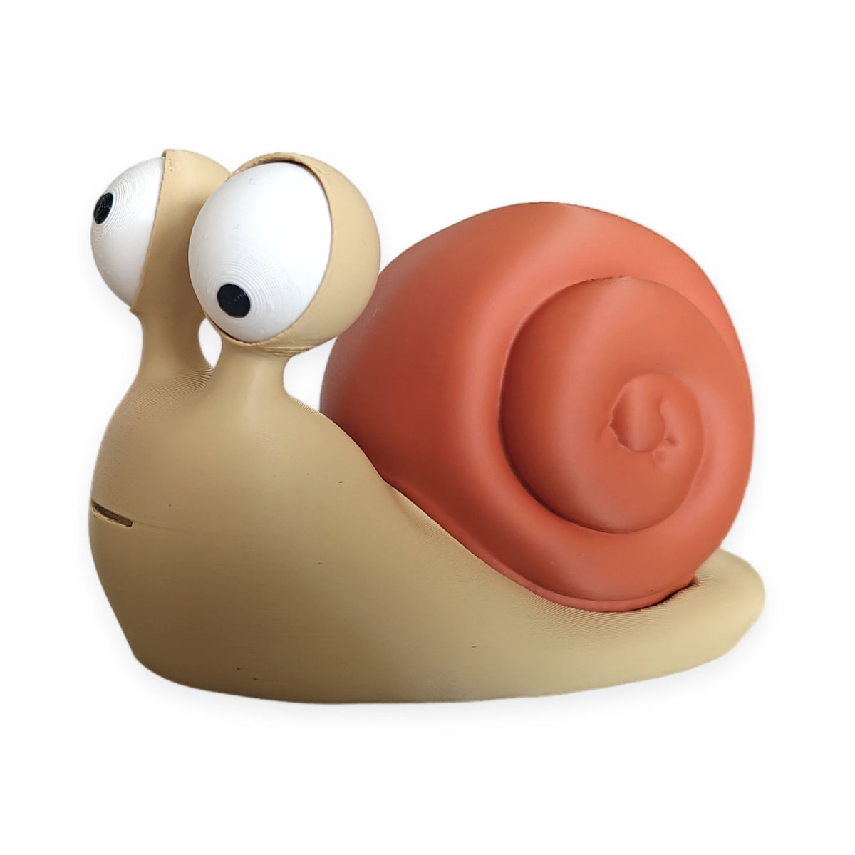 Goofy Snail – Moving Eyes – view 4 – Way2Cute.co.uk