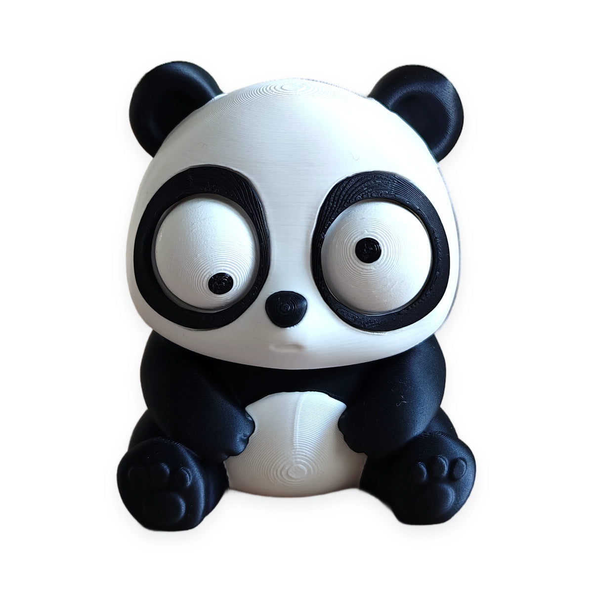 Goofy Panda – Moving Eyes – view 2 – Way2Cute.co.uk