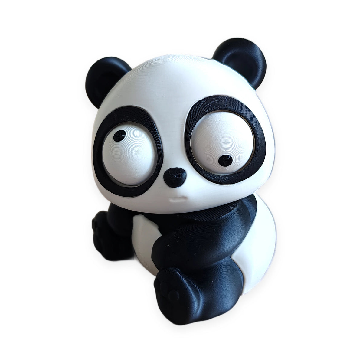 Goofy Panda – Moving Eyes – view 3 – Way2Cute.co.uk