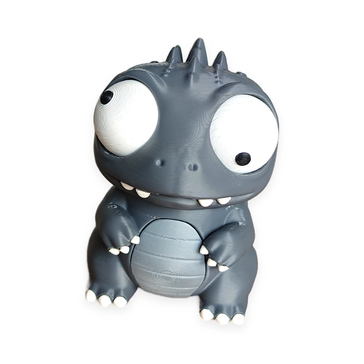 Goofy Godzilla – Moving Eyes – view 2 – Way2Cute.co.uk