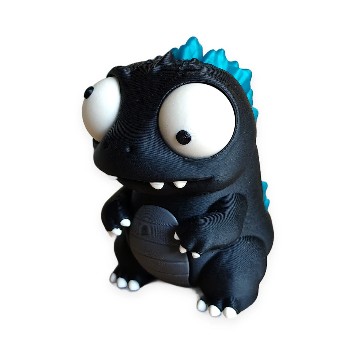 Goofy Godzilla – Moving Eyes – view 3 – Way2Cute.co.uk