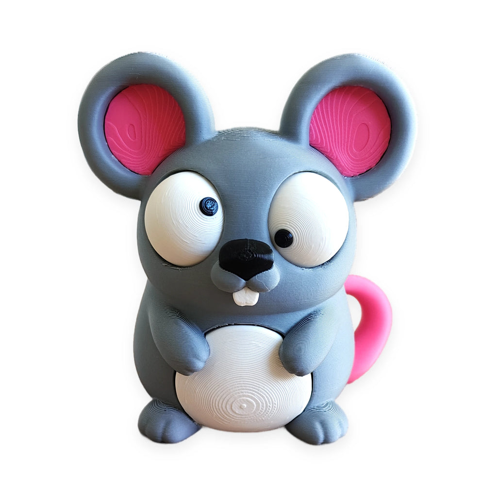 Goofy Mouse – Moving Eyes – view 1 – Way2Cute.co.uk