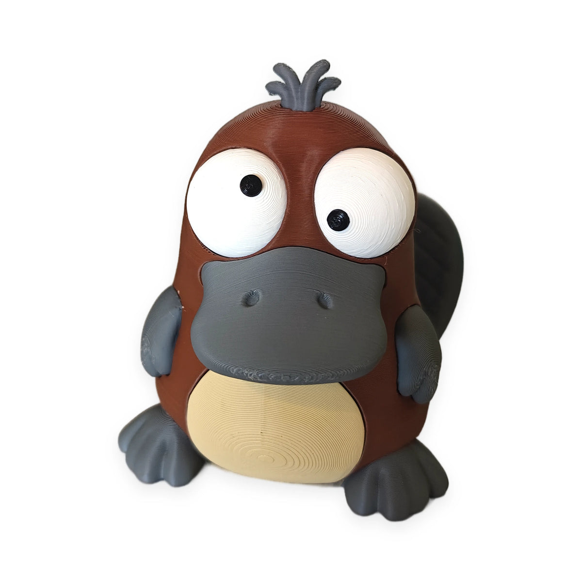 Goofy Platypus – Moving Eyes – view 2 – Way2Cute.co.uk