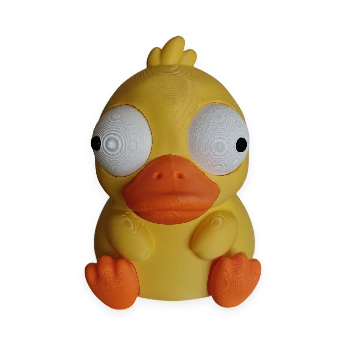 Goofy Duck – Moving Eyes – view 1 – Way2Cute.co.uk