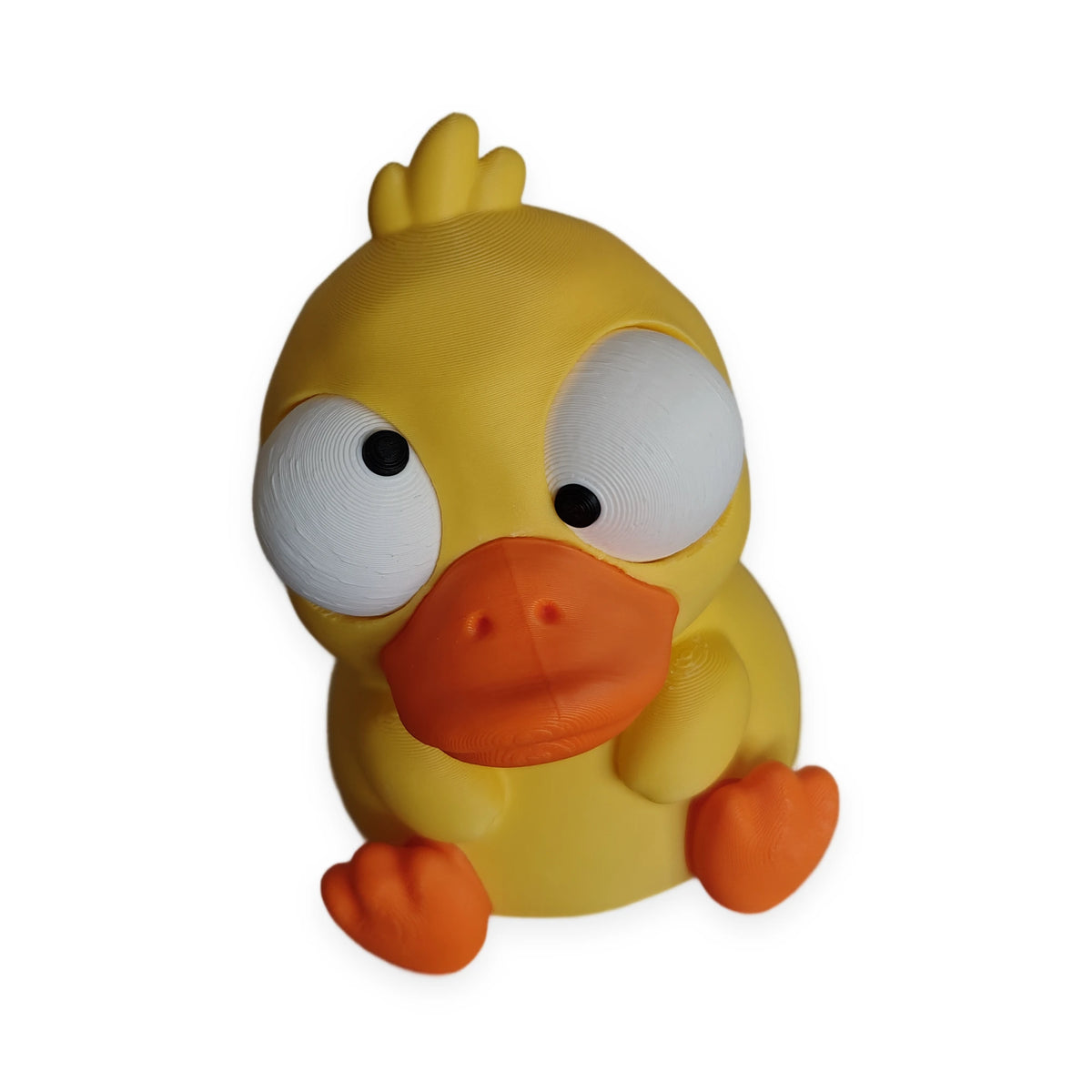 Goofy Duck – Moving Eyes – view 3 – Way2Cute.co.uk