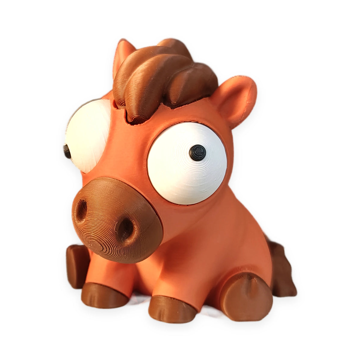 Goofy Horse – Moving Eyes – view 1 – Way2Cute.co.uk