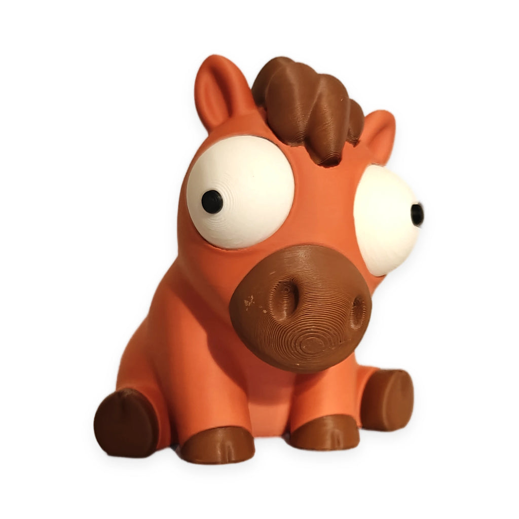Goofy Horse – Moving Eyes – view 5 – Way2Cute.co.uk