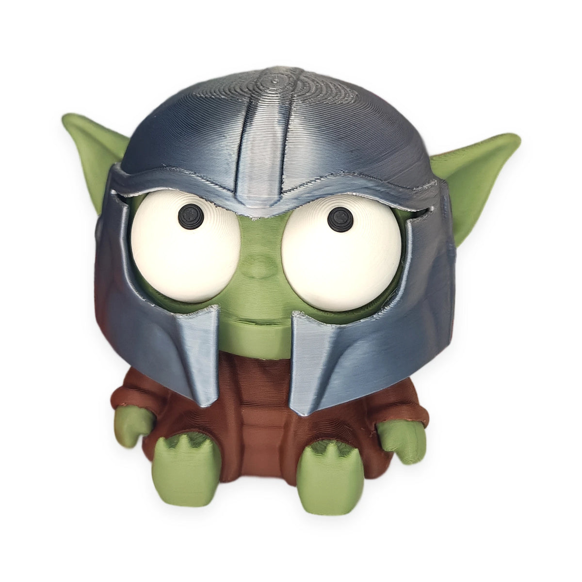 Goofy Yoda – Moving Eyes – view 2 – Way2Cute.co.uk