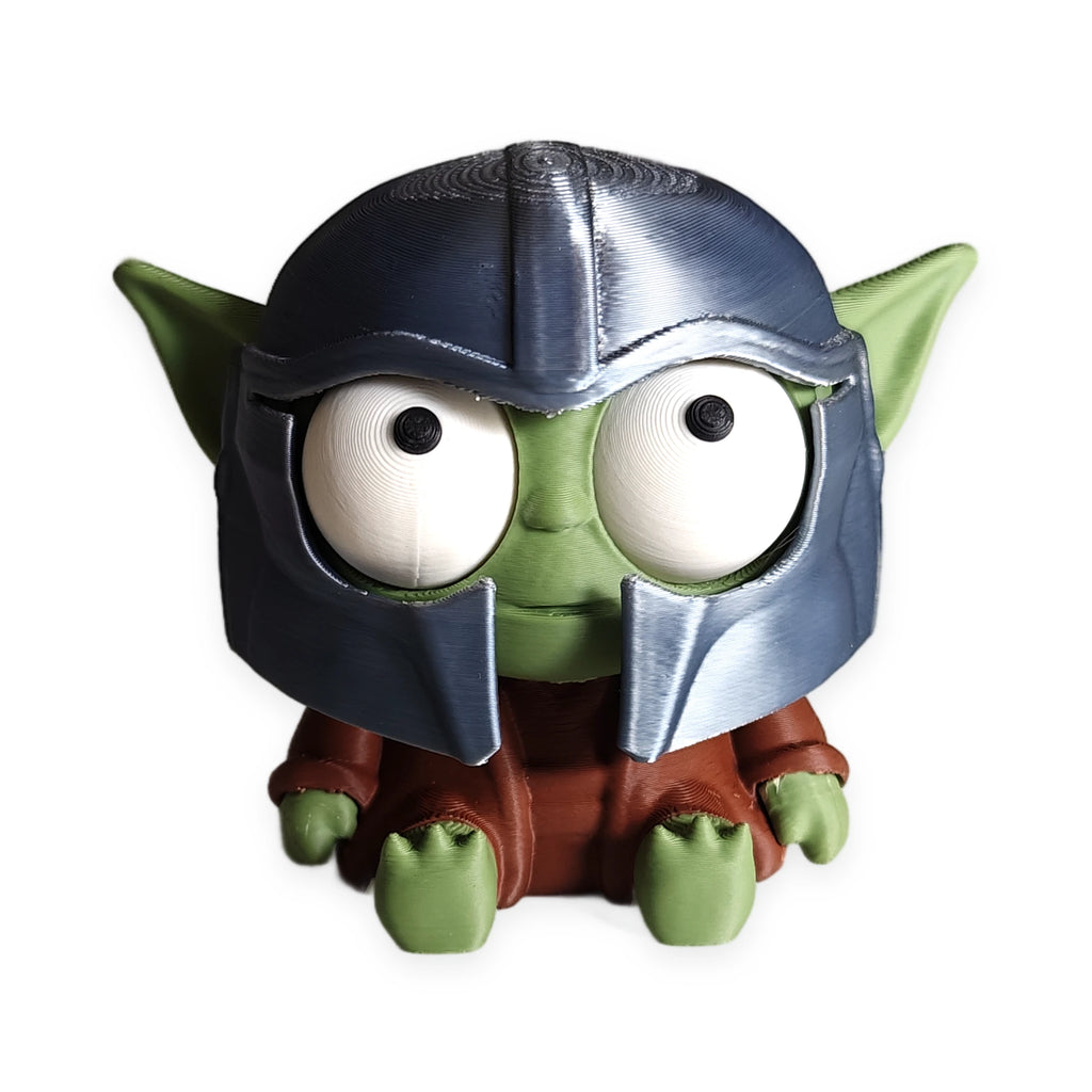 Goofy Yoda – Moving Eyes – view 3 – Way2Cute.co.uk