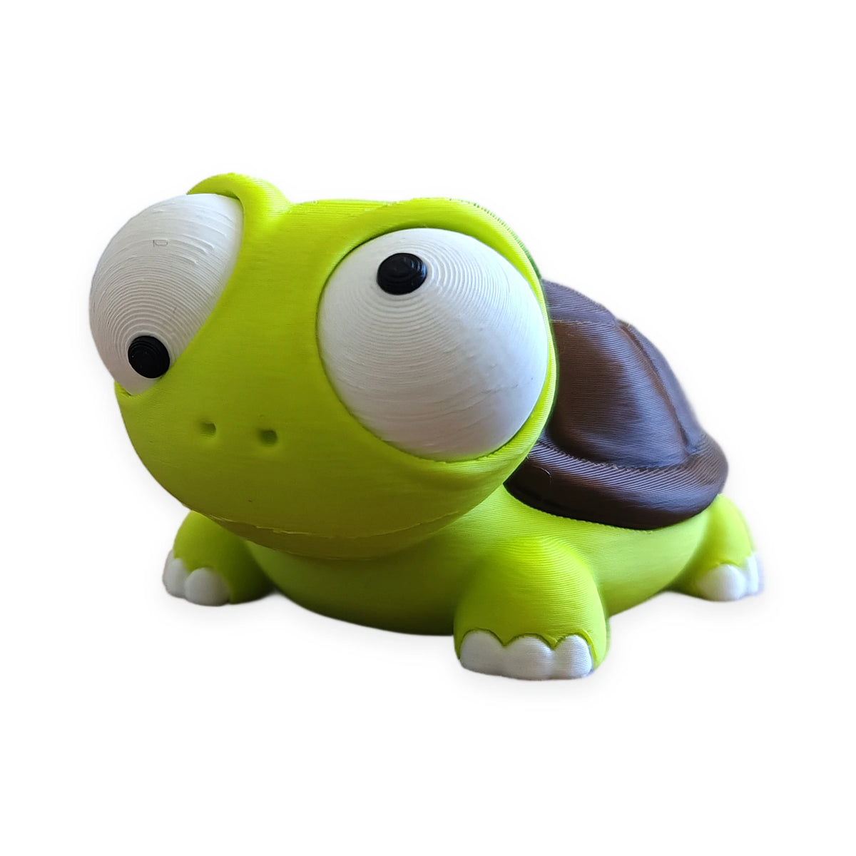 Goofy Turtle – Moving Eyes – view 4 – Way2Cute.co.uk