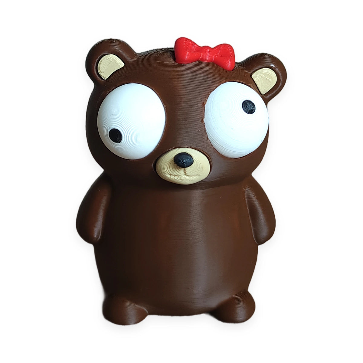 Goofy Bear Mom – Moving Eyes – view 3 – Way2Cute.co.uk