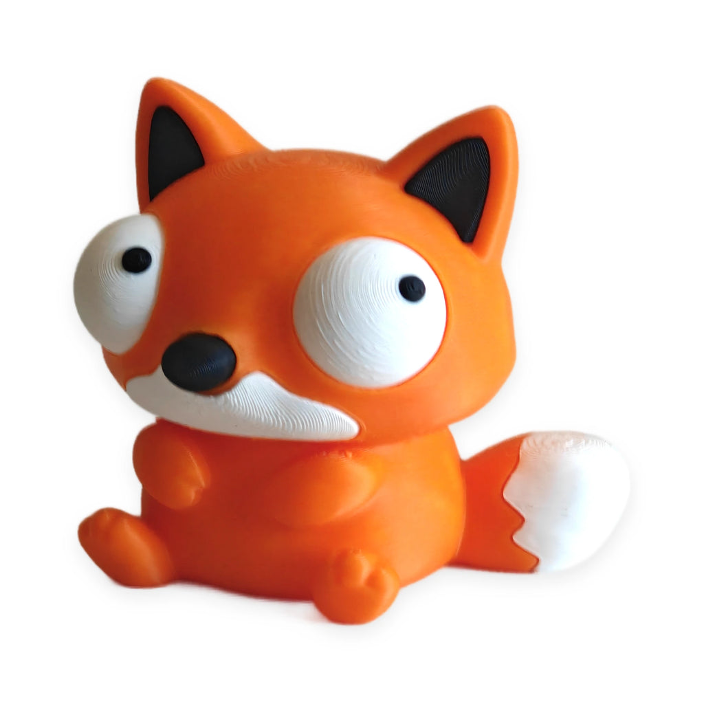 Goofy Foxie – Moving Eyes – view 2 – Way2Cute.co.uk