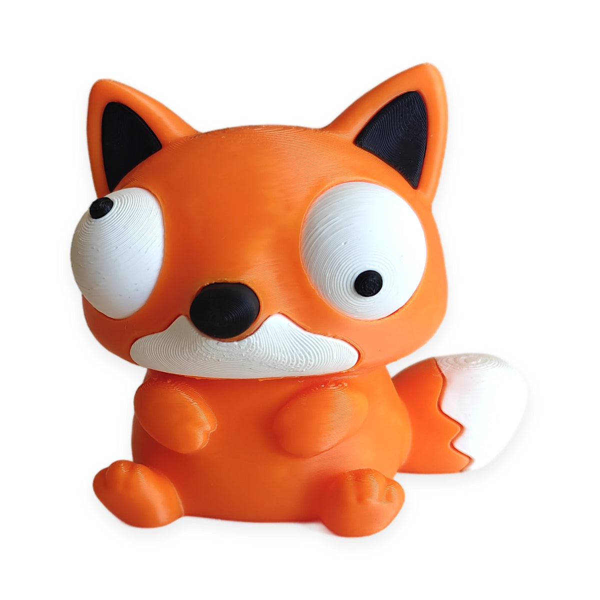 Goofy Foxie – Moving Eyes – view 3 – Way2Cute.co.uk