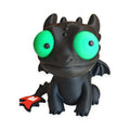 Goofy TOOTHLESS dragon – Moving Eyes – view 3 – Way2Cute.co.uk