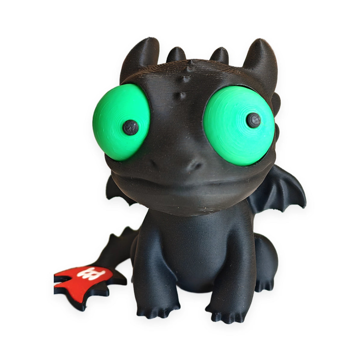 Goofy TOOTHLESS dragon – Moving Eyes – view 3 – Way2Cute.co.uk