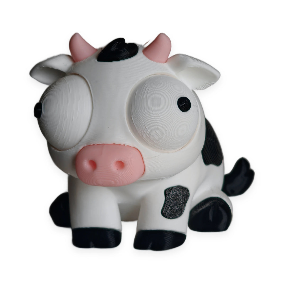Goofy Cow – Moving Eyes – view 4 – Way2Cute.co.uk