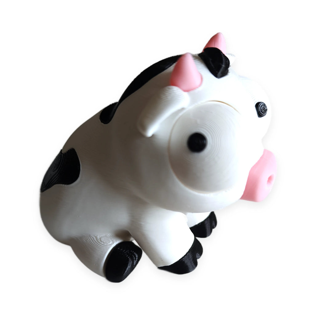 Goofy Cow – Moving Eyes – view 6 – Way2Cute.co.uk