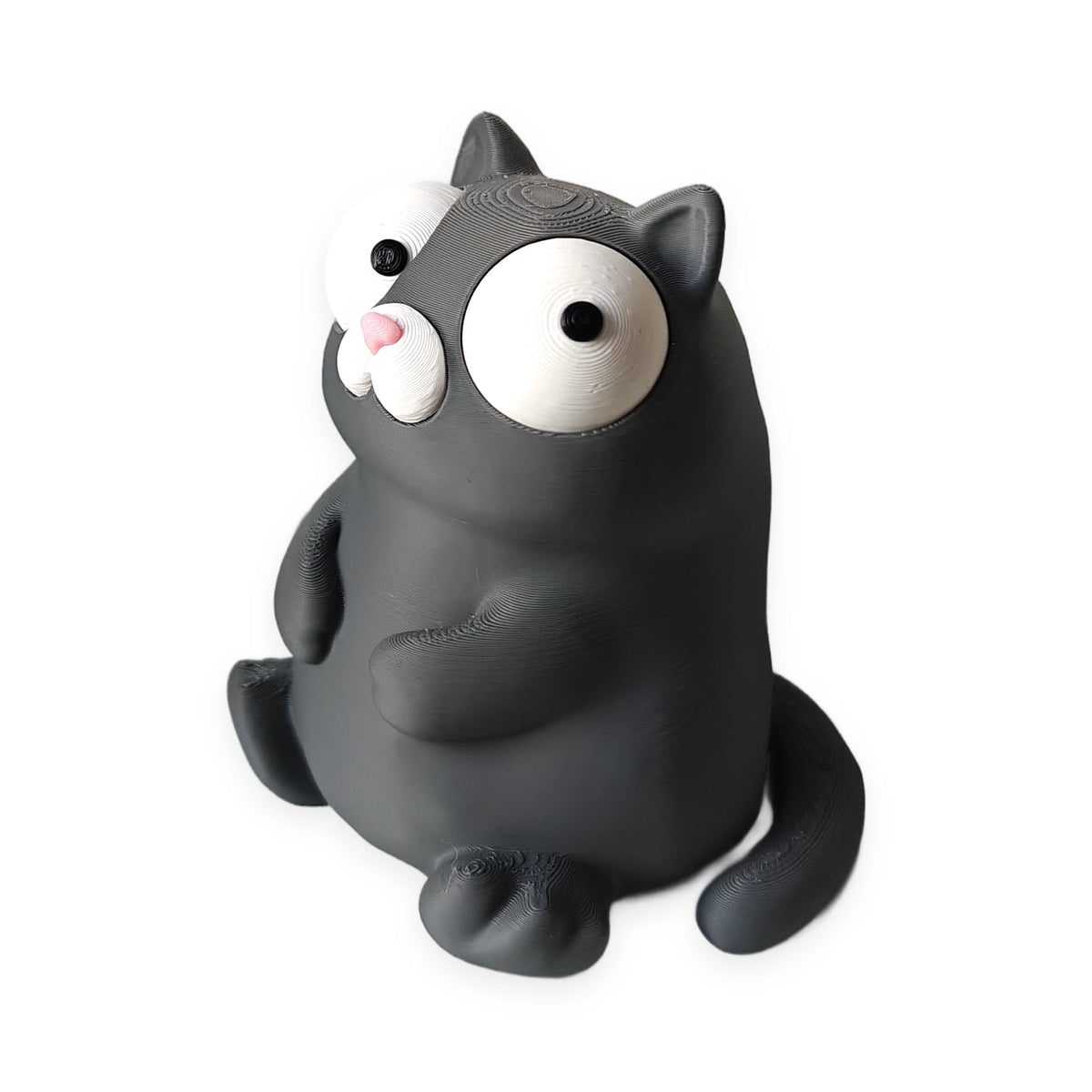 Goofy Cat – Moving Eyes – view 1 – Way2Cute.co.uk