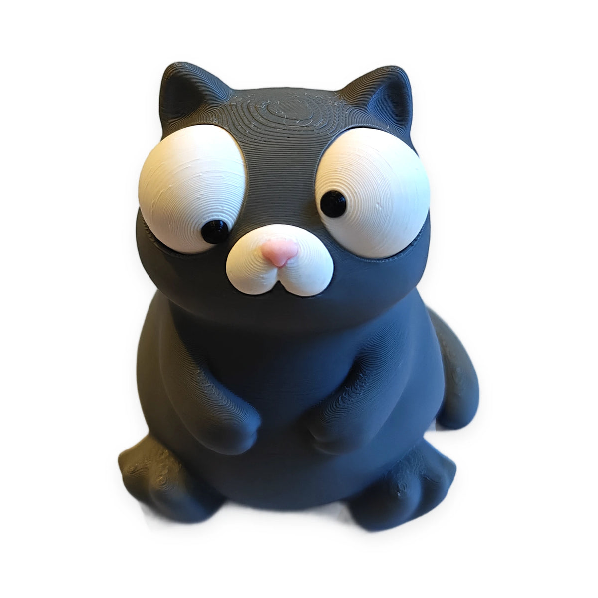 Goofy Cat – Moving Eyes – view 3 – Way2Cute.co.uk