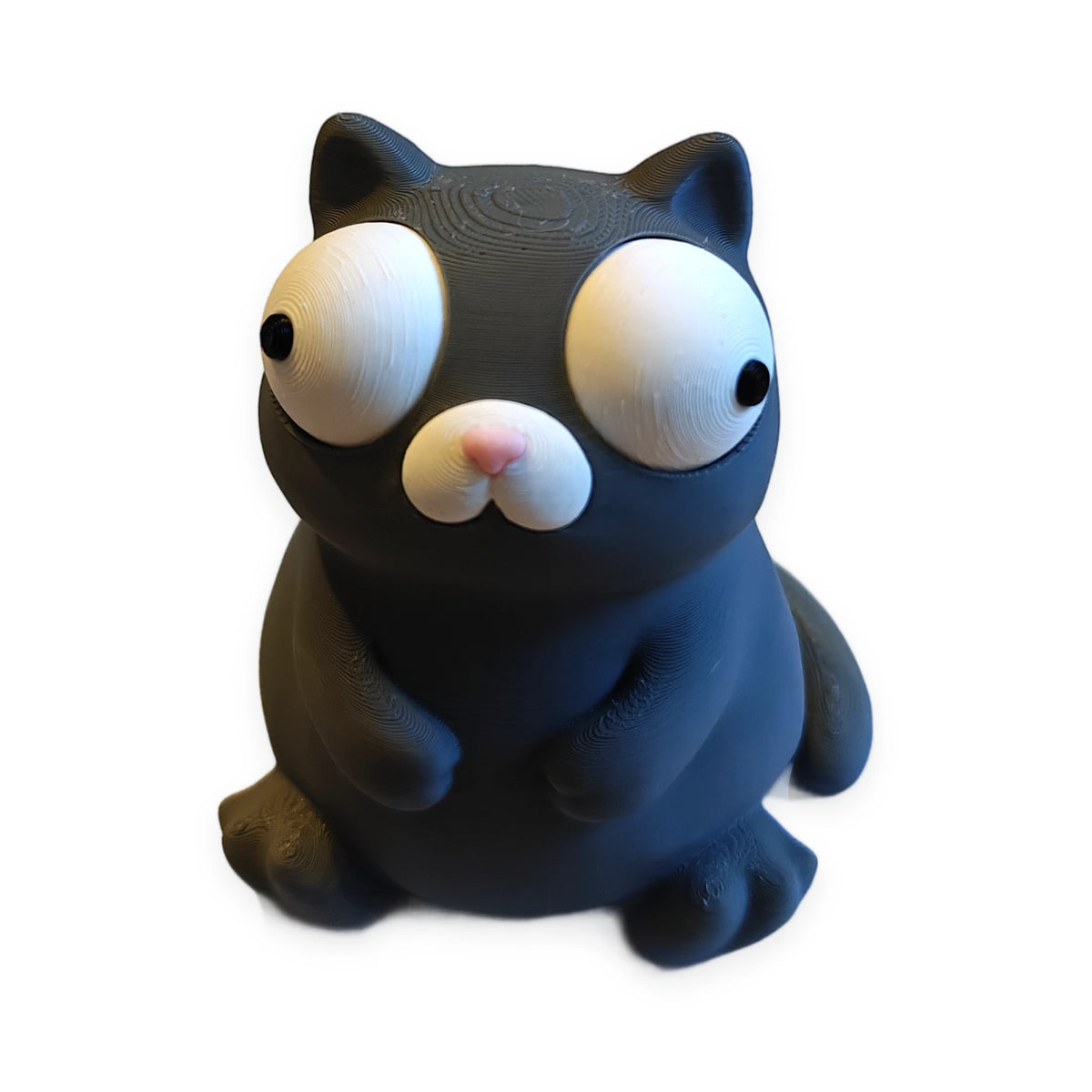 Goofy Cat – Moving Eyes – view 4 – Way2Cute.co.uk