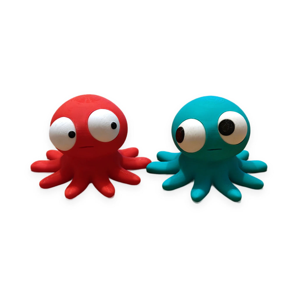 Goofy Octopus – Moving Eyes – view 4 – Way2Cute.co.uk