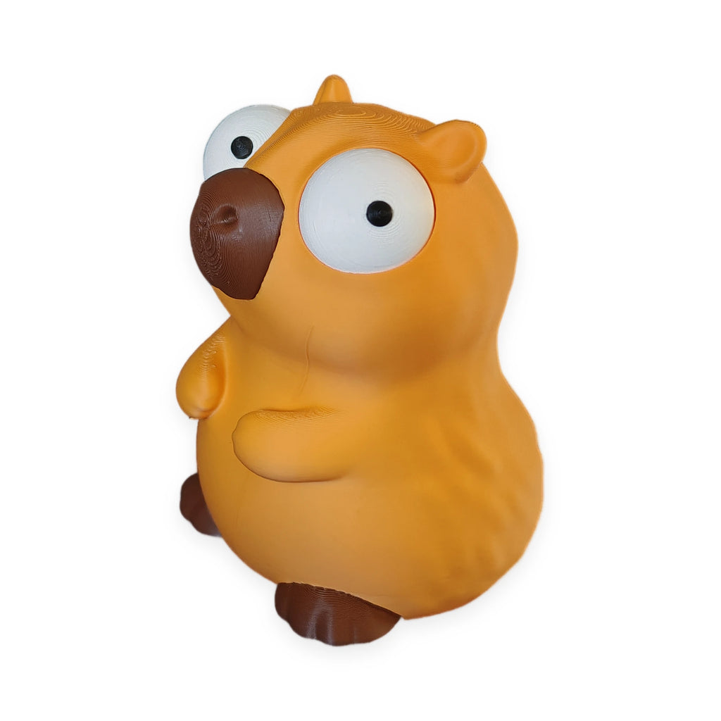 Goofy Capybara! – Moving Eyes – view 2 – Way2Cute.co.uk